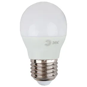 Лампа светодиодная Эра Стандарт E27 9Вт 2700K LED P45-9W-827-E27