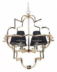 Подвесная люстра LUMINA DECO Baltimore LDP 8020-6 GD+BK