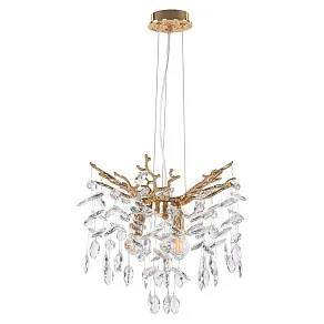 Подвесная люстра Arte Milano Веточка 230110.360.3.E14.D GD