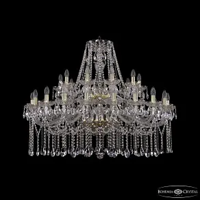 Подвесная люстра Bohemia Ivele Crystal 1413 1413/20+10/400/2d G
