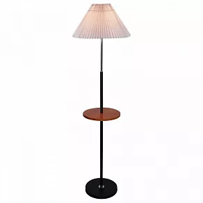 Торшер с полкой Reluce 02030 02030-0.6-01A BK