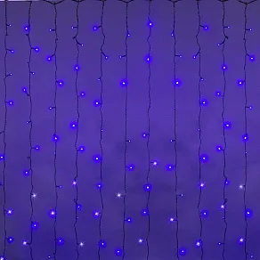 Занавес световой Sneha  A-943 BL/W FLASH