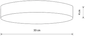 Накладной светильник Nowodvorski Lid Round Led 10410