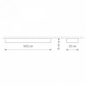 Накладной светильник Nowodvorski Soft Ceiling Led 90x20 7542