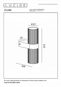 Светильник на штанге Lucide Clubs 09239/02/30
