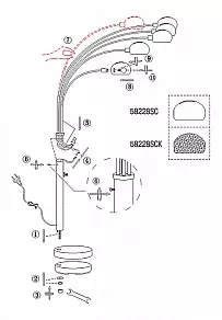 Торшер Globo Newcastle 58228SCK