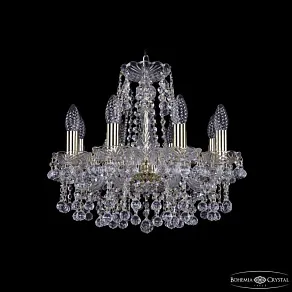 Подвесная люстра Bohemia Ivele Crystal 1409 1409/8/141 G