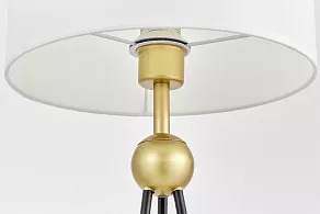 Настольная лампа декоративная LUMINA DECO Belforte LDT 5527 GD+WT