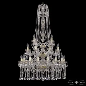 Подвесная люстра Bohemia Ivele Crystal 1413 1413/16+8+4/300/h-134/3d G