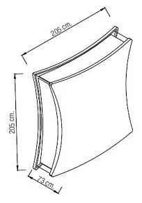 Накладной светильник Horoz Electric Taflan HRZ00000951