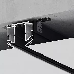 Трек встраиваемый Luminotti SLIMLINE L.297.2M.BK