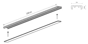 Трек накладной Nowodvorski Lvm 11320