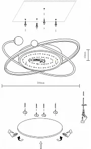 Накладной светильник Velante Velante 435-347-03