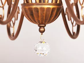 Подвесная люстра Doge Luce 520 520L12GD