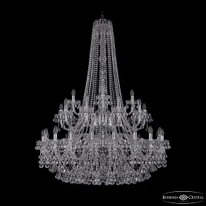 Подвесная люстра Bohemia Ivele Crystal 1409 1409/20+10+5/400/h-152/2d Ni