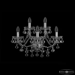 Бра Bohemia Ivele Crystal 1409 1409B/3+2/195/XL Ni