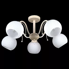 Люстра на штанге Natali Kovaltseva 75146 75146/5C BEIGE GOLD