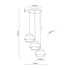 Подвесная люстра TK Lighting Kalum 11808 Kalum
