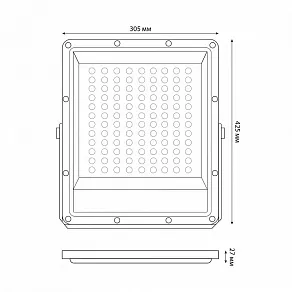 Настенно-потолочный прожектор Uniel ULF-F51D UL-00012761