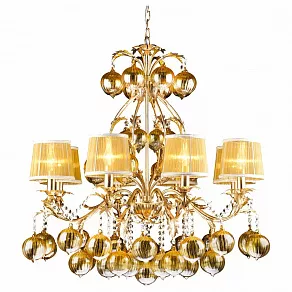 Подвесная люстра Arte Lamp Monarch A1199LM-8GO