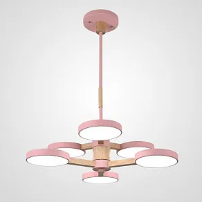 Люстра на штанге Imperiumloft TURNA Pink TURNA-DBL01