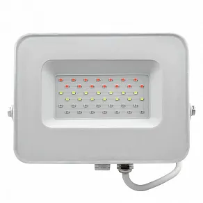 Настенно-потолочный прожектор Jazzway  PFL-30W RGB WH IP65