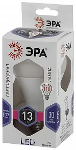 Лампа светодиодная Эра Стандарт E27 13Вт 6000K LED A60-13W-860-E27