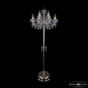 Торшер Bohemia Ivele Crystal 1410 1410T2/8+4/195-165 G V7010