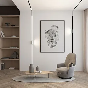Встраиваемый светильник Denkirs SMART LINEAR DK8015-BK