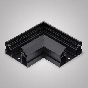 Соединитель угловой L-образный для треков встраиваемых AM-Group  AM540 BK SMART