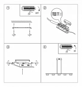 Подвесная люстра Globo Panamera 42504-5H