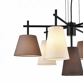 Подвесная люстра Indigo Abbinare 13032/7P Black