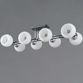 Потолочная люстра ILLUMICO TRENTO IL0791-8CSQ-25 BK CR TRENTO