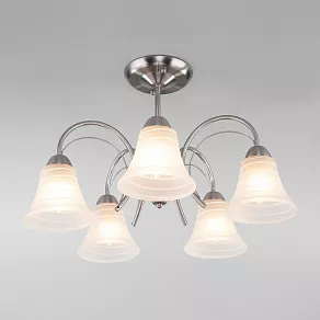 Люстра на штанге Eurosvet Dana 30173/5 сатин-никель