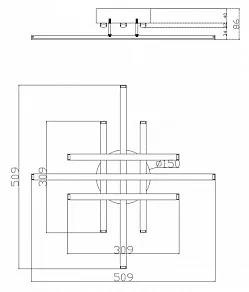Потолочная люстра Freya Mandy FR6024CL-L42B