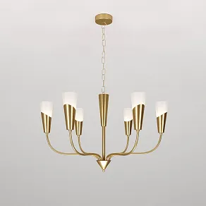 Подвесная люстра Eurosvet Rhyton 60167/6 латунь