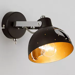 Бра Eurosvet Grunge 20069/1 черный