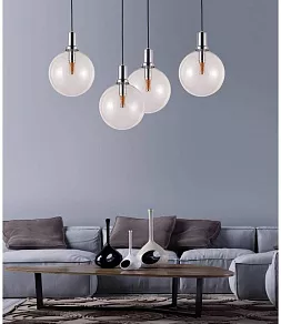 Подвесной светильник LUMINA DECO Dorito LDP 1212-250 GY+CHR