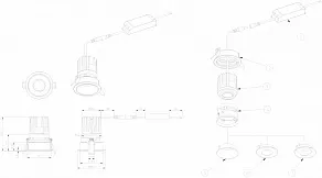 Встраиваемый светильник Maytoni Share DL051-1W