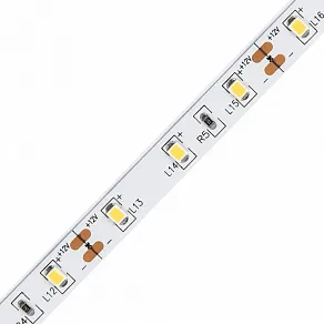Лента светодиодная Volpe ULS-Q320 ULS-Q320 2835-60LED/m-8mm-IP20-DC12V-4,8W/m-5M-3000K катушка в герметичной упаковке