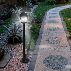 Наземный высокий светильник Uniel Black 2 UL-00009493