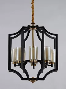 Подвесная люстра LUMINA DECO Vigatto LDP 1224-8 BK+MD