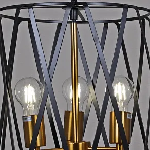 Подвесной светильник ILLUMICO  IL1023-3PB-05 BK GD