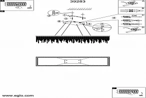 Подвесной светильник Eglo Antelao 39283