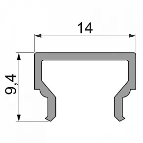 Профиль накладной Deko-Light H-01-08 984005