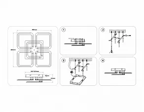 Потолочная люстра Ambrella Light FA FA8949