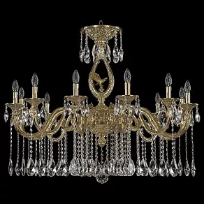 Подвесная люстра Bohemia Ivele Crystal 7101 71401/12/360 A G FE1S