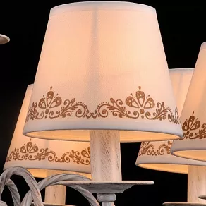 Подвесная люстра Natali Kovaltseva Biarritz Biarritz 70038-8C IVORY GOLD