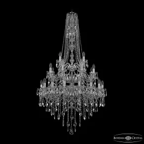 Подвесная люстра Bohemia Ivele Crystal 1415 1415/16+8+4/300/h-155/3d Ni