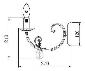 Бра Maytoni Foxtrot ARM336-01-W